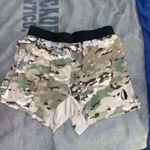 TacHuntFish multicam athletic shorts